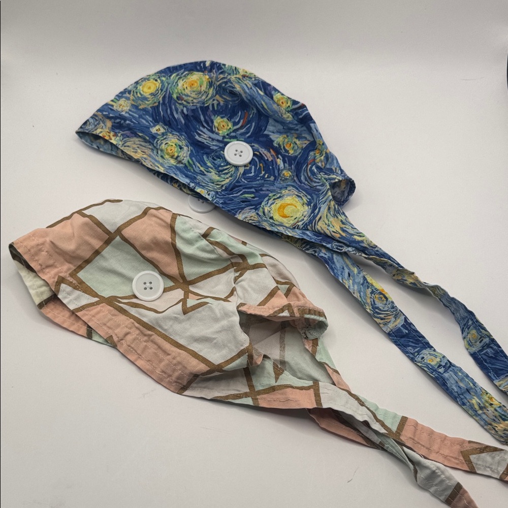 Scrub Caps bundle of 2